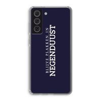 Blijve plakken in Negenduust: Samsung Galaxy S21 FE Transparant Hoesje