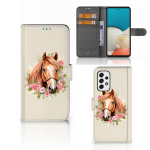 Telefoonhoesje met Pasjes voor Samsung Galaxy A53 Paard