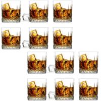 Glasmark Whiskey glazen Diamond - 12x stuks - 280 ml - drink/waterglazen - thumbnail