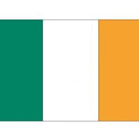 10x Vlag Ierland stickers 10 cm