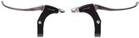 VWP Remgrepenset rollerbrake 4-vinger zwart/zilver 2-delig