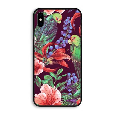 Papegaaien: iPhone XS Max Biologisch afbreekbaar hoesje