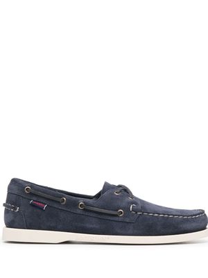 Sebago chaussures bateau à détail de laçage - Bleu