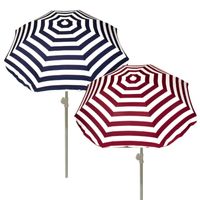 Summertime parasol - 180 cm - blauw/rood - thumbnail