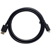 Obsbot 230373 HDMI-kabel HDMI Aansluitkabel HDMI-micro-D-stekker, HDMI-A-stekker 1.50 m Zwart 4K UHD