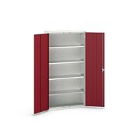 Bott Verso Systeemkast | 1050x350x2000mm | 4 Legborden | 2 Deuren | RAL 3004 - 16926219.24