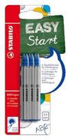 Rollerpenvulling stabilo easyoriginal f 6st blauw | 10 stuks