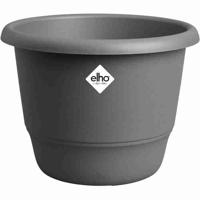 Bloempot - ELHO - Amiga Rond 35 - Zwart - L 35 x B 34,5 x H 26 cm - Buiten - 100% gerecycled