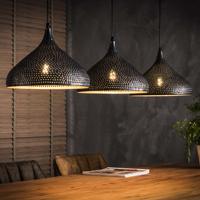 Hanglamp Romola 3-lamps - 56 - Zwart bruin (56) - thumbnail