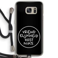 Vriendelijkheid: Samsung Galaxy S7 Transparant Hoesje met koord