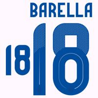 Barella 18 (Officiële Italië Away Bedrukking 2024-2025)