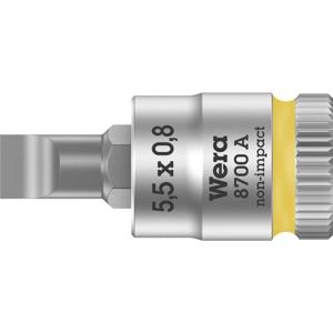 Wera 8700 A FL 05003320001 Plat Dopsleutel-bitinzet 5.5 mm 1/4 (6.3 mm)