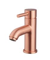 Wiesbaden Cadans wastafelmengkraan laag geborsteld koper