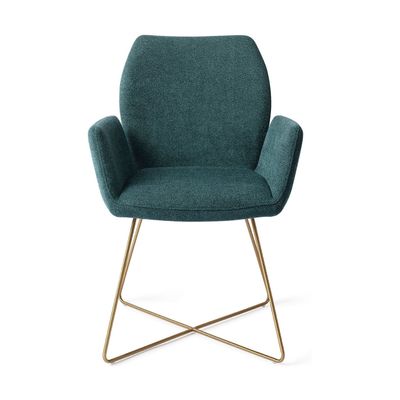 Jesper Home Misaki eetkamerstoel Merry Mermaid cross gold