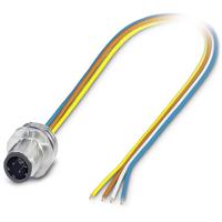 Phoenix Contact 1551558 Sensor/actuator inbouwconnector M12 Aantal polen (sensoren): 4 Stekker, inbouw 0.50 m 1 stuk(s)