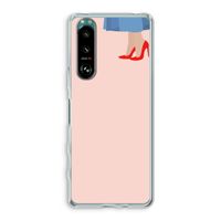High heels: Sony Xperia 5 III Transparant Hoesje