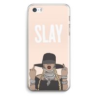 Slay All Day: iPhone 5 / 5S / SE Transparant Hoesje