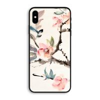 Japanse bloemen: iPhone XS Max Biologisch afbreekbaar hoesje