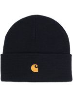 Carhartt WIP bonnet à patch logo - Bleu - thumbnail