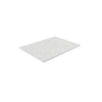 Balmani Impress douchebak 120 x 90 cm composietmarmer mat wit/zwart terrazzo rock structuur