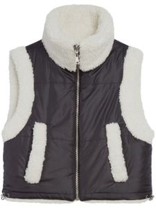 Apparis gilet matelassé Alex à design réversible - Noir