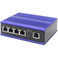 ASSMANN Electronic DN-651120 netwerk-switch Gigabit Ethernet (10/100/1000) Power over Ethernet (PoE) Zwart, Blauw - thumbnail