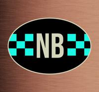 Autostickers vlag Noord Brabant - thumbnail