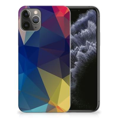 Apple iPhone 11 Pro | TPU Hoesje | Polygon Dark