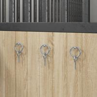 VidaXL Schroefoog met ring 3 st staal zilverkleurig VidaXL Schroefoog met ring 3 st staal zilverkleurig