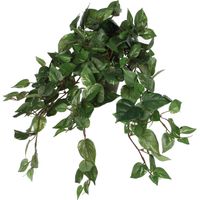 Scindapsus Drakenklimop kunstplant groen L45 x B25 x H25 cm hangplant - thumbnail