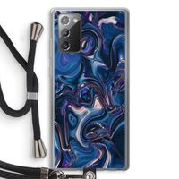 Mirrored Mirage: Samsung Galaxy Note 20 / Note 20 5G Transparant Hoesje met koord