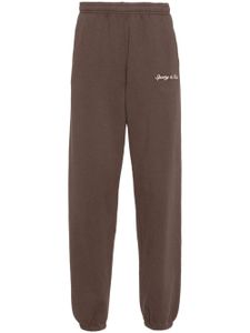 Sporty & Rich pantalon de jogging Syracuse en coton - Marron