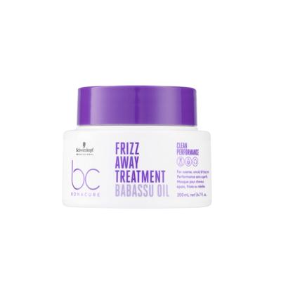 Schwarzkopf Masker Bonacure Clean Performance Frizz Away Treatment 200ml | Voor Dik en Weerbarstig Haar