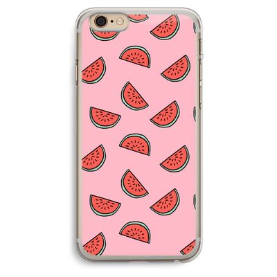 Watermeloen: iPhone 6 Plus / 6S Plus Transparant Hoesje