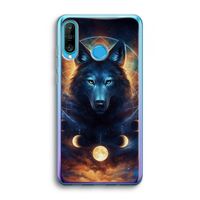 Wolf Dreamcatcher: Huawei P30 Lite Transparant Hoesje