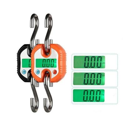 150kg mini draagbare Heavy Duty elektronische digitale roestvrijstalen haak schaal willekeurige kleur levering