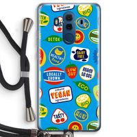 Fruitsticker: Huawei Mate 10 Pro Transparant Hoesje met koord