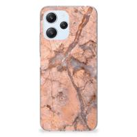 Xiaomi Redmi 12 4G | TPU | Siliconen hoesje | Marmer Oranje