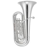 Jupiter JTU700S Bb tuba (3/4 formaat, 3 ventielen, verzilverd)