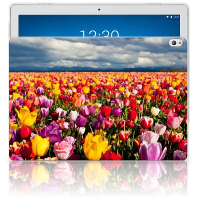 Lenovo Tab P10 | Siliconen hoesje | Tulpen