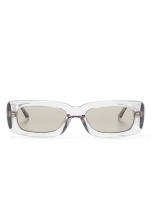Linda Farrow x The Attico lunettes de soleil Mini Marfa à monture rectangulaire - Violet