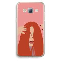 Woke up like this: Samsung Galaxy J3 (2016) Transparant Hoesje - thumbnail