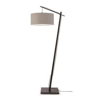 GOOD&MOJO Vloerlamp Andes - Zwart|Lichtgrijs - 72x47x176cm