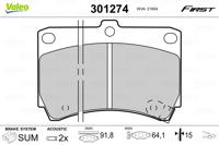 Valeo Remblokset 301274