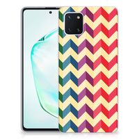 Samsung Galaxy Note 10 Lite TPU bumper Zigzag Multi Color - thumbnail