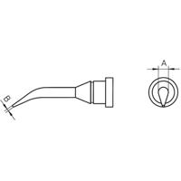 Weller LT-1SLX Soldeerpunt Ronde vorm, lang, gebogen Grootte soldeerpunt 0.4 mm Lengte soldeerpunt: 22 mm Inhoud: 1 stuk(s)