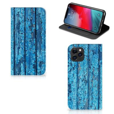 Apple iPhone 11 Pro Book | Wallet Case | Wood Blue