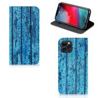Apple iPhone 11 Pro Book | Wallet Case | Wood Blue