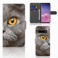 Telefoonhoesje met Pasjes Samsung Galaxy S10 Britse Korthaar