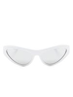 Dolce & Gabbana Eyewear lunettes de soleil tintées à monture oversize - Blanc - thumbnail